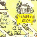 Vintage Map of Kensington Palace, 1948