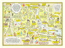 Vintage Map of Kensington Palace, 1948