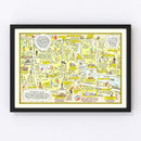 Vintage Map of Kensington Palace, 1948