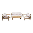 4 Piece Patio Sofa Set