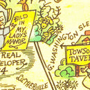 Vintage Map of Baltimore County, Maryland 1935