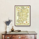 Vintage Map of Ireland 1933