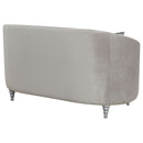 Colby - Loveseat With Tufted Design - Gray by HouseOfZazla
