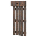 Entryway Wall Coat Rack Wall Mounted Coat Clothes Rack by LJGDeals