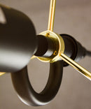 1 Light Swag Plug-In Pendant 16"w Light Oatmeal Linen Drum Shade, 17' Black Cord