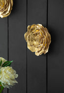 Rose Hanging Wall Accents (Set of 2) - Gold by Unique Piece Furniture
