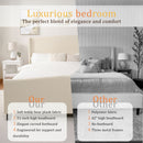 Platform Bed Frame With Tall Headboard And High Footboard by HouseOfZazla