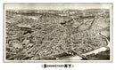 Vintage Map of Schenectady, New York 1882