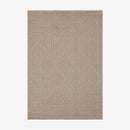 Fava Beige Machine Woven Rug