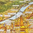Vintage Map of Pittsburgh, Pennsylvania 1939