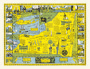 Vintage Map of New York 1928