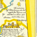 Vintage Map of Eastern Maryland Shore, 1957