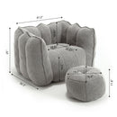 Soft Bean Bag Chair With High Resilient Foam by Unique Piece Furniture