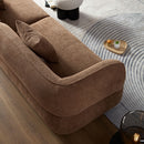 Sectional Sofa With Durable Fabric, Solid Wood Frame, And High Density Sponge Fill by HouseOfZazla