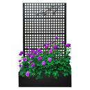 Metal Planter Box with Trellis