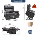 ComfortMax Dark Oversized Lift Recliner Chair