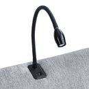 Fullar - Modular Console With Speaker & Cup Holder - Light Gary Chenille by Unique Piece Furniture