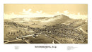 Vintage Map of Sherburne, New York 1887