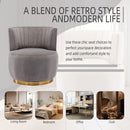 360 Degree Swivel Cuddle Barrel Accent Sofa Chair by Unique Piece Furniture