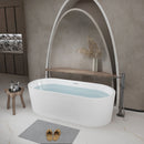 Linear Freestanding Soaker Tub by HouseOfZazla