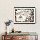 Vintage Map of North Carolina 1937