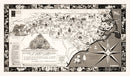 Vintage Map of North Carolina 1937