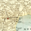 Vintage Map of Chihli China, 1917