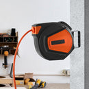 Retractable Air Hose Reel, 3/8 in x 50 ft Hybrid Air Hose by HouseOfZazla