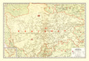 Vintage Map of Szechwan China, 1917