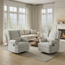 Extra Wide Swivel Recliner Glider Chair With Footrest by HouseOfZazla