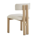 7 Piece Dining Set With Upholstered Armless Chairs And Table