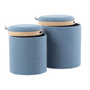 Tray - Contemporary Nesting Ottoman Set by HouseOfZazla