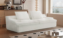 Nimbus - Oversized Full Foam 4 Seater Couch For Living Room Upholstered In Soft, Wide Armrests by HouseOfZazla