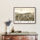 Vintage Map of Silver Creek, New York 1892