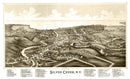 Vintage Map of Silver Creek, New York 1892