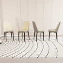 Modern Dining Chair With Cushions And Metal Legs by Unique Piece Furniture