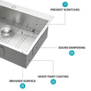Stainless Steel Drop In Kitchen Sink, Topmount by HouseOfZazla