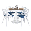 Dakota Charlotte - 5 Piece Contemporary Design Dining Set by HouseOfZazla
