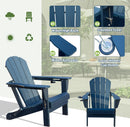 Adirondack Chair with Foldable Design and Built-In Cup Holder by HouseOfZazla