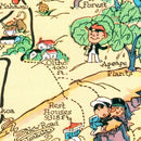 Vintage Map of Maui, 1935
