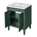 Bathroom Vanity With Top Sink, 2 Tier Storage Cabinet by Unique Piece Furniture