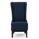 Alight Upholstered Dining Chair With High Back And Birch Wood Legs (Set of 2)