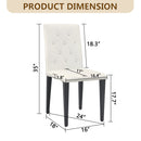 Dining Chairs With Ergonomic Buckle Backrest For Family Dining Rooms by Unique Piece Furniture