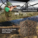 82 Inch Tall Hunting Blind 270° One Way See Through Ground Tent for 3-4 People by LJGDeals