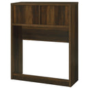 Westpark 49-inch Twin Bookcase Headboard Dark Pine
