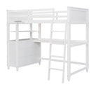 Loft Bed With Drawers With Desk And Shelves
