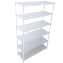 6 Tier 6000Lbs Capacity Nsf Metal Shelf Wire Shelving Unit, Heavy Duty Adjustable Storage Rack With Wheels & Shelf Liners For Commercial Grade Utility Steel Storage Rack by HouseOfZazla