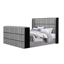 Isaiah - Bed With TV Lift-LED Speakers And Fireplace