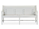 Heron Cove - Bench With Back - Chalk White