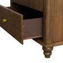 Fluted 5 Drawer Dresser, 45 Inch Tall Modern Chest of Drawers by HouseOfZazla